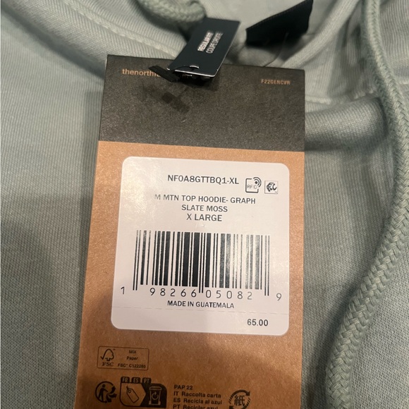 NWT North Face Men’s Hoodie - Picture 3 of 5